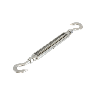 E311H-08 - Econ 8mm Economy Turnbuckle Hook/Hook 316 Grade Stainless Steel