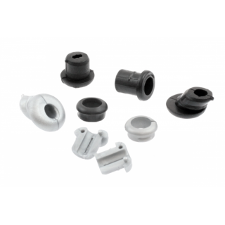 GROM-B - ProRig 7.2mm Black Flat Grommets PVC UV Stabilised