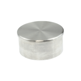 P5020-16SF - ProRail 50.8 x 1.6mm Standard End Cap Satin Finishh 316 Grade Stainless Steel