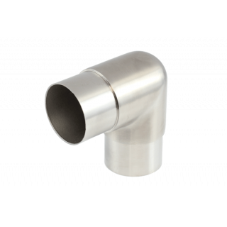 P5055-16SF - ProRail 50.8 x 1.6mm Flush Elbow 90° Satin Finish 316 Grade Stainless Steel