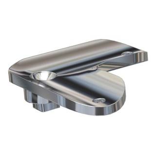 P5220R-MP Fixed Corner Saddle Top to suit Round Handrail Mirror Polish AISI 316