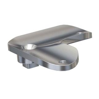 P5220R-SF Fixed Corner Saddle Top to suit Flat Handrail Satin Finish AISI 316