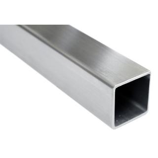 ST316-503.0SF 50.8mm x 3.0mm Square Tube Mirror Polish 316 Grade Stainless Steel Per Metre