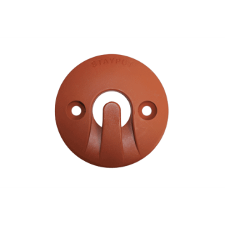 DHOOK-HTE - Stayput Dome Hook 60mm Horizontal Terracotta