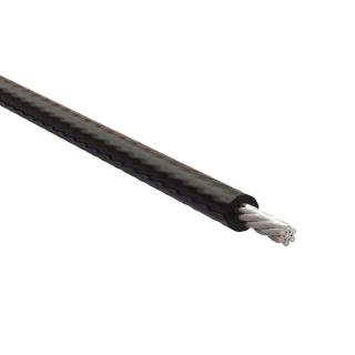 WP03.2719-BK-MTR - ProRig 3.2mm Wire Rope 7 x 19 316G Stainless Black PVC Coated per metre