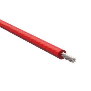 WP5.0719-RDM - ProRig 5.0mm Wire Rope 7 x 19 316G Stainless Red PVC Coated per metre