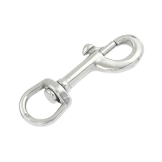 S225-090 - ProRig 90mm Bolt Snap (Swivel End) 316 Grade Stainless Steel