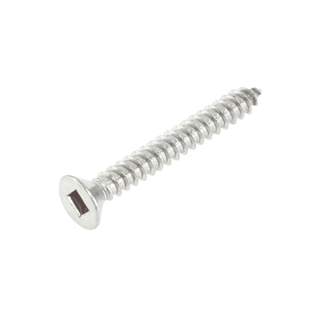 SSTS4-0844 - 8g x 44mm Self Tapping Screw Countersunk Square Head 304 Grade Stainless Steel